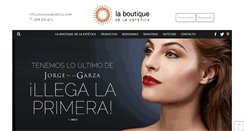 Desktop Screenshot of boutiquestetica.com